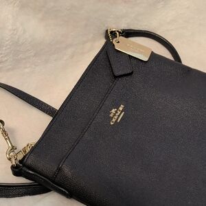 Coach Dark Navy Leather Crossbody Bag